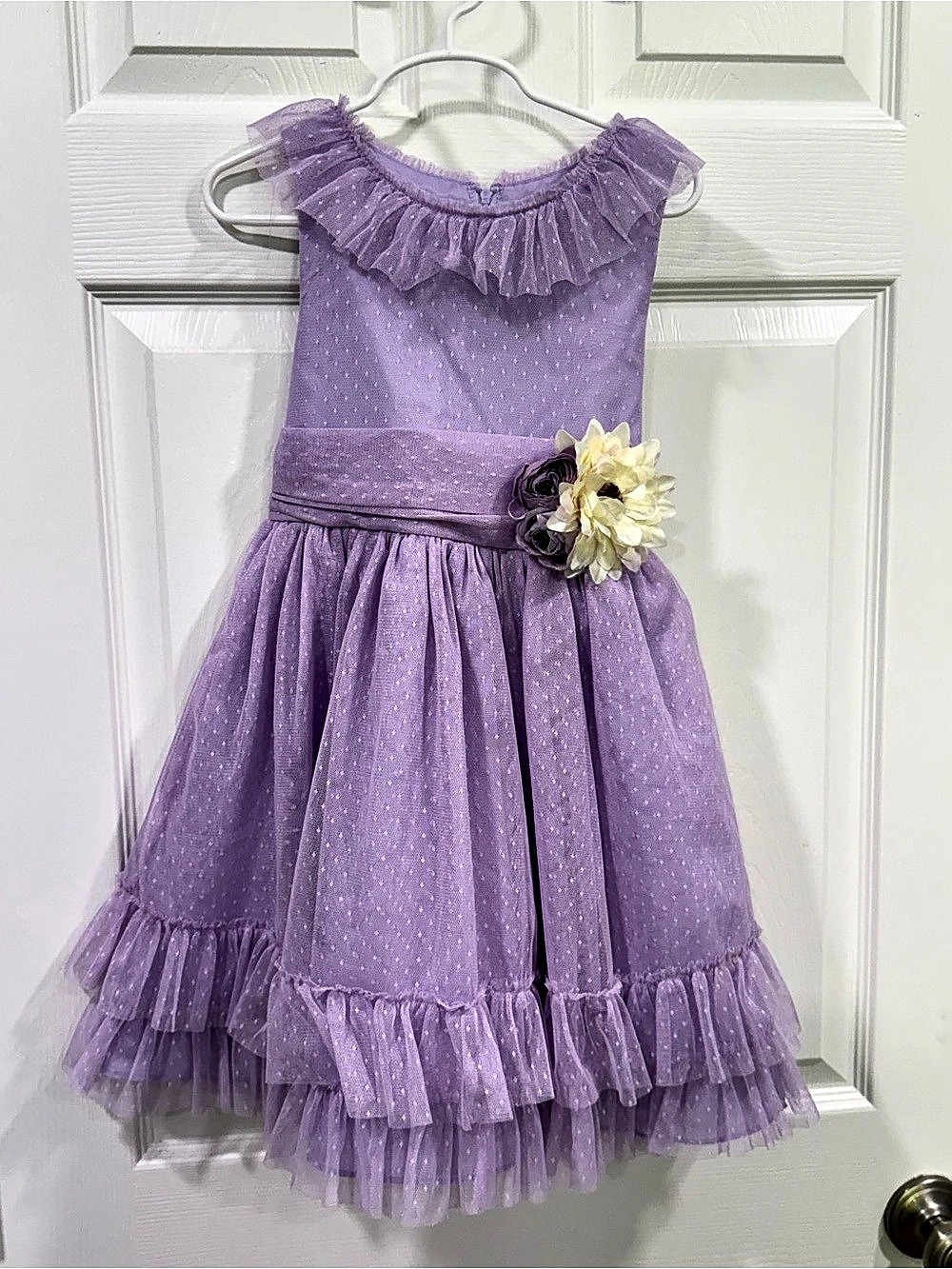 Rare Editions Girls Size 6 Purple Formal Dress